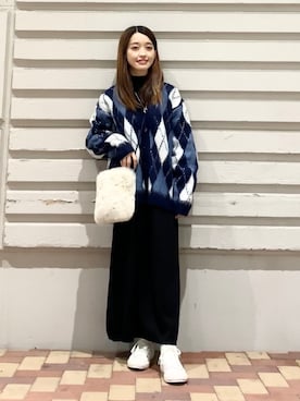 「アイテム（ワンピース/ドレス）」を使った、saho(低身長コーデ)さん（レディース・150cm・20代）の秋コーディネート