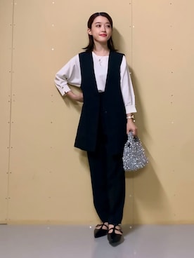 saho(低身長コーデ)さん(レディース・150cm)の秋コーディネート