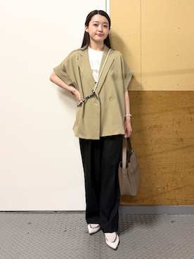 saho(低身長コーデ)さん(レディース・150cm)の春コーディネート