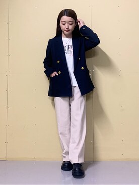 saho(低身長コーデ)さん(レディース・150cm)の春コーディネート