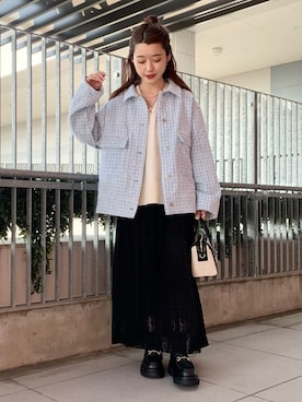 saho(低身長コーデ)さん(レディース・150cm)の春コーディネート
