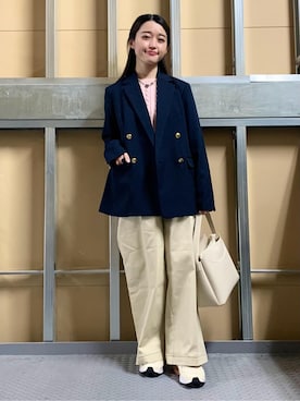 saho(低身長コーデ)さん（レディース・150cm）の冬コーディネート