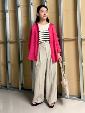 saho(低身長コーデ)さん(レディース・150cm)の春コーディネート