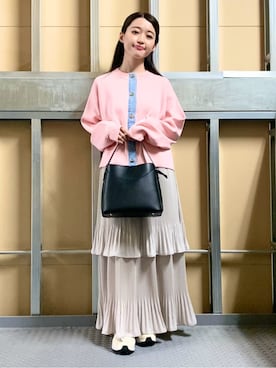 saho(低身長コーデ)さん(レディース・150cm)の春コーディネート