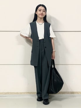 saho(低身長コーデ)さん(レディース・150cm)の夏コーディネート