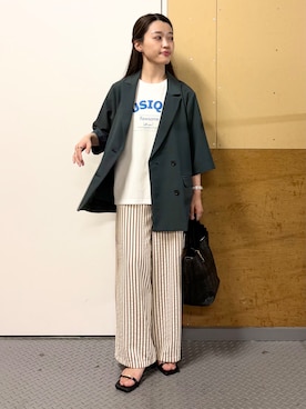 saho(低身長コーデ)さん(レディース・150cm)の春コーディネート