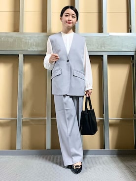 saho(低身長コーデ)さん(レディース・150cm)の冬コーディネート