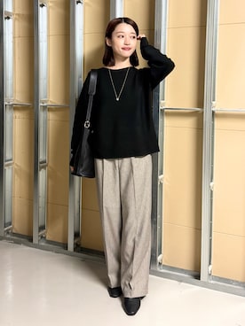 saho(低身長コーデ)さん(レディース・150cm)の秋コーディネート