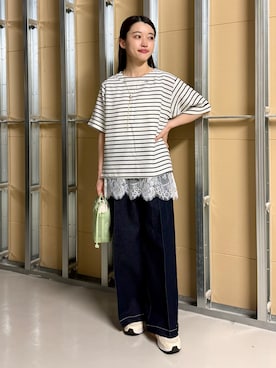 saho(低身長コーデ)さん(レディース・150cm)の春コーディネート