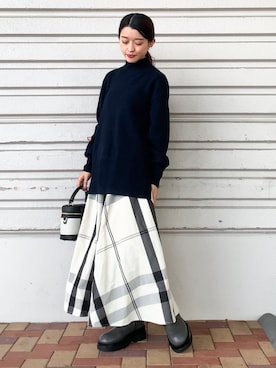 saho(低身長コーデ)さん（レディース・150cm）の冬コーディネート