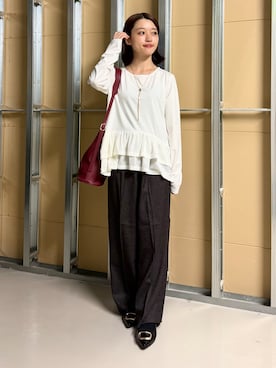 saho(低身長コーデ)さん(レディース・150cm)の秋コーディネート