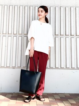 saho(低身長コーデ)さん(レディース・150cm)の秋コーディネート