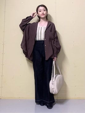saho(低身長コーデ)さん（レディース・150cm）の春コーディネート