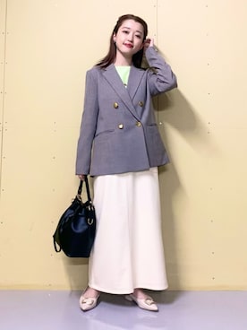 saho(低身長コーデ)さん（レディース・150cm）の春コーディネート