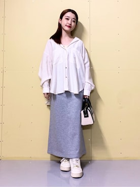 saho(低身長コーデ)さん（レディース・150cm）の春コーディネート