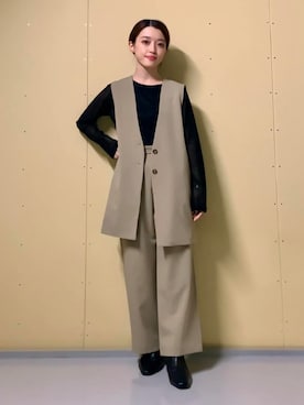 saho(低身長コーデ)さん(レディース・150cm)の秋コーディネート