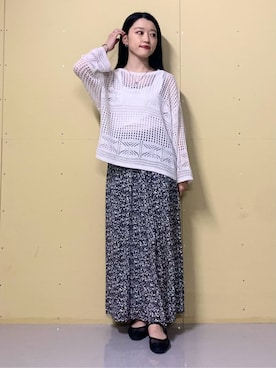 saho(低身長コーデ)さん(レディース・150cm)の春コーディネート