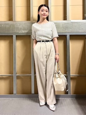 saho(低身長コーデ)さん(レディース・150cm)の春コーディネート