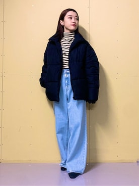 saho(低身長コーデ)さん(レディース・150cm)の冬コーディネート