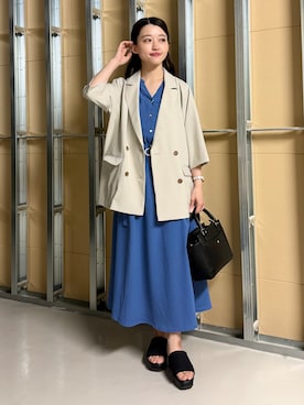 saho(低身長コーデ)さん（レディース・150cm）の春コーディネート