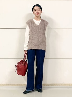 saho(低身長コーデ)さん(レディース・150cm)の秋コーディネート