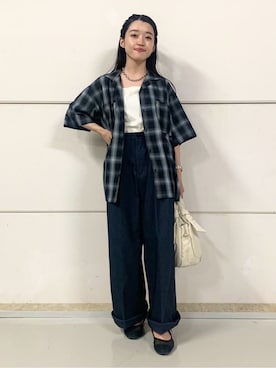 saho(低身長コーデ)さん(レディース・150cm)の秋コーディネート
