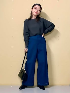 saho(低身長コーデ)さん（レディース・150cm）の冬コーディネート