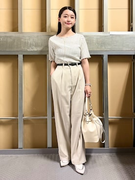 saho(低身長コーデ)さん(レディース・150cm)の春コーディネート