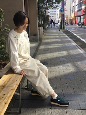 「KARHU（カルフ）のアイテム」を使った、Natural Shoe Store静岡店さん（レディース・158cm）の秋コーディネート