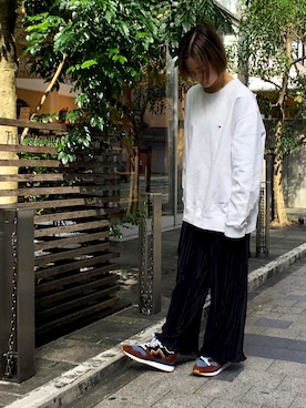 「KARHU（カルフ）のアイテム」を使った、Natural Shoe Store静岡店さん（レディース・163cm）の秋コーディネート