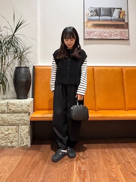 「MARCOBIANCHINI」｜kuroさん（レディース・158cm）の冬コーディネート