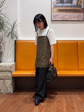 「URBAN RESEARCH DOORS（アーバンリサーチドアーズ）のアイテム（Tシャツ/カットソー）」を使った、kuroさん（レディース・158cm）の秋コーディネート