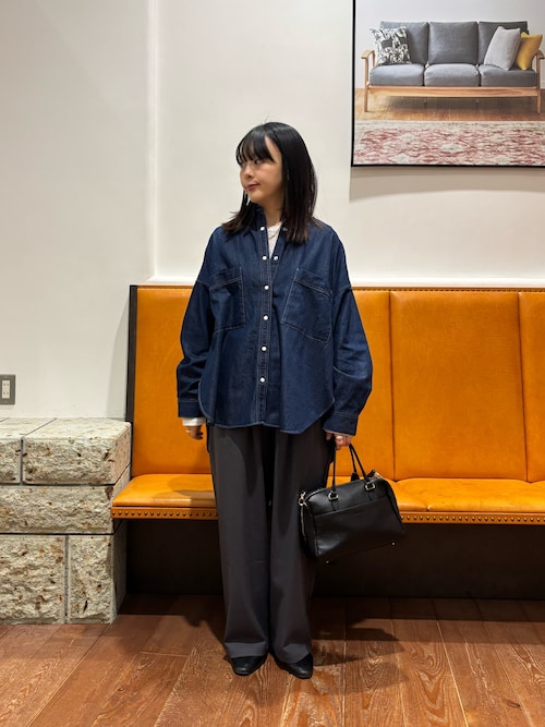 新品タグ付◉ DOORS デニムバンドカラーシャツ　アーバンリサーチ デニムバンドカラーシャツ | アーバンリサーチ ドアーズ(URBAN