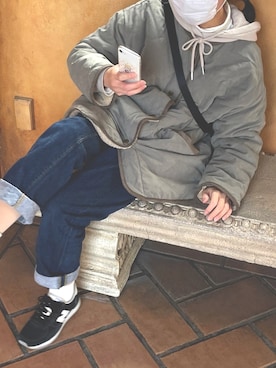 「in the groove（インザグルーヴ）のアイテム」を使った、あげちさん（レディース・155cm）の春コーディネート