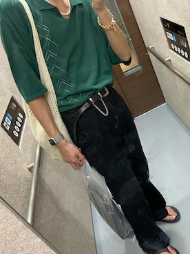 「MONKEY TIME（モンキータイム）のアイテム（アクセサリー）」を使った、tsuttydesuさん（メンズ・176cm）の夏コーディネート