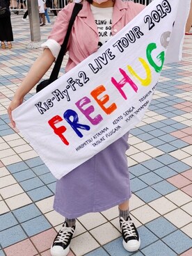 シャツ ブラウス ピンク系 を使った 参戦服 の人気ファッションコーディネート Wear