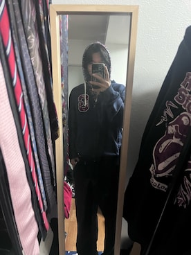 「アイテム（ブルゾン）」を使った、hinata53111さん（メンズ・168cm・10代）の冬コーディネート