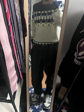 「アイテム（ネックレス）」を使った、hinata53111さん（メンズ・168cm・10代）の冬コーディネート