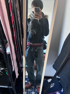 「アイテム（ダッフルコート）」を使った、hinata53111さん（メンズ・168cm）の冬コーディネート