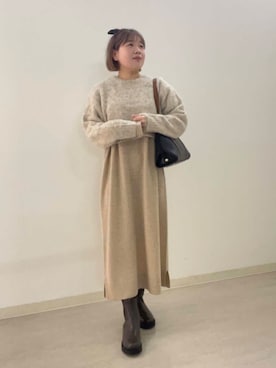 sayaさん（レディース・148cm）の冬コーディネート