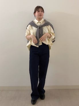 「URBAN RESEARCH Sonny Label（アーバンリサーチサニーレーベル）のアイテム（トップス）」を使った、sayaさん（レディース・148cm）の春コーディネート