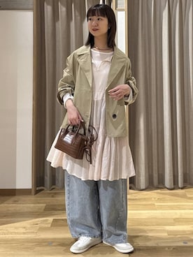 シュナさん（レディース・160cm）の春コーディネート