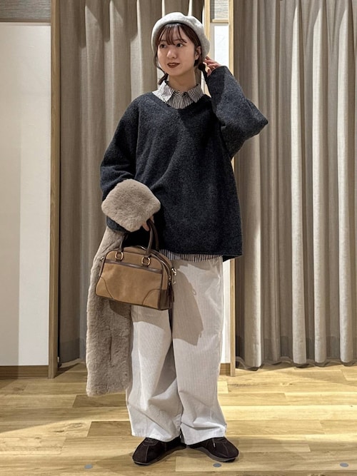 セール】フェイクファー差し込みマフラー（マフラー）｜studio CLIP