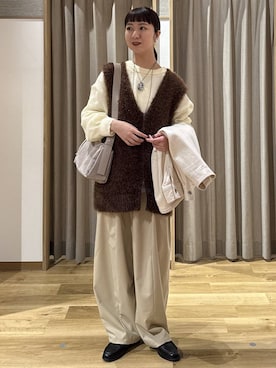 シュナさん（レディース・160cm）の冬コーディネート