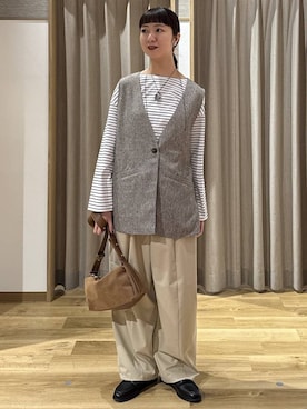 シュナさん（レディース・160cm）の冬コーディネート