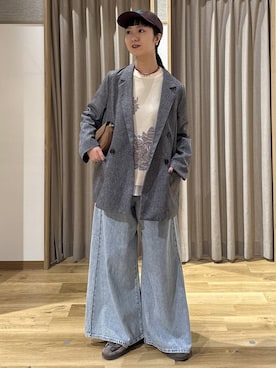 シュナさん（レディース・160cm）の冬コーディネート