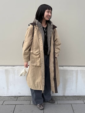 シュナさん(レディース・160cm)の冬コーディネート