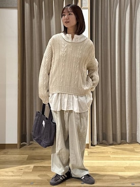 シュナさん(レディース・160cm)の冬コーディネート