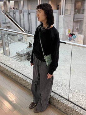 シュナさん(レディース・160cm)の冬コーディネート