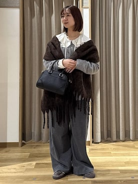 シュナさん（レディース・160cm）の冬コーディネート